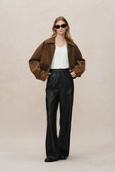 Coddenham Jacket in Faux Suede