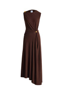 Kiki Knotted Draped Dress