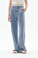 Sunny Wide Leg Jeans in Cotton Denim