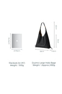 Duomo Hobo Bag Large in Calfskin Leather