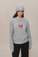 Luna Zodiac Long Sleeve Sweatshirt in Cotton Knit_1