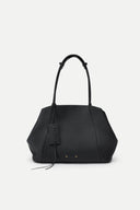Brera Convertible Tote Bag Large in Full Grain Leather and Suede
