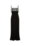 Nocturne Embellished Slip Dress in Cotton