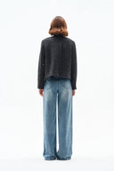 Seren Elastic Waist Wide-Leg Jeans