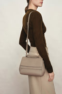 Rialto Small Handbag in Lychee Top-grain Cowhide