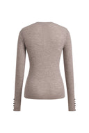 Kaia Slim Fitted Cardigan in Dense Rib Knit