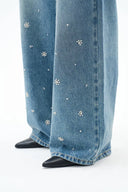 Seren Elastic Waist Wide-Leg Jeans