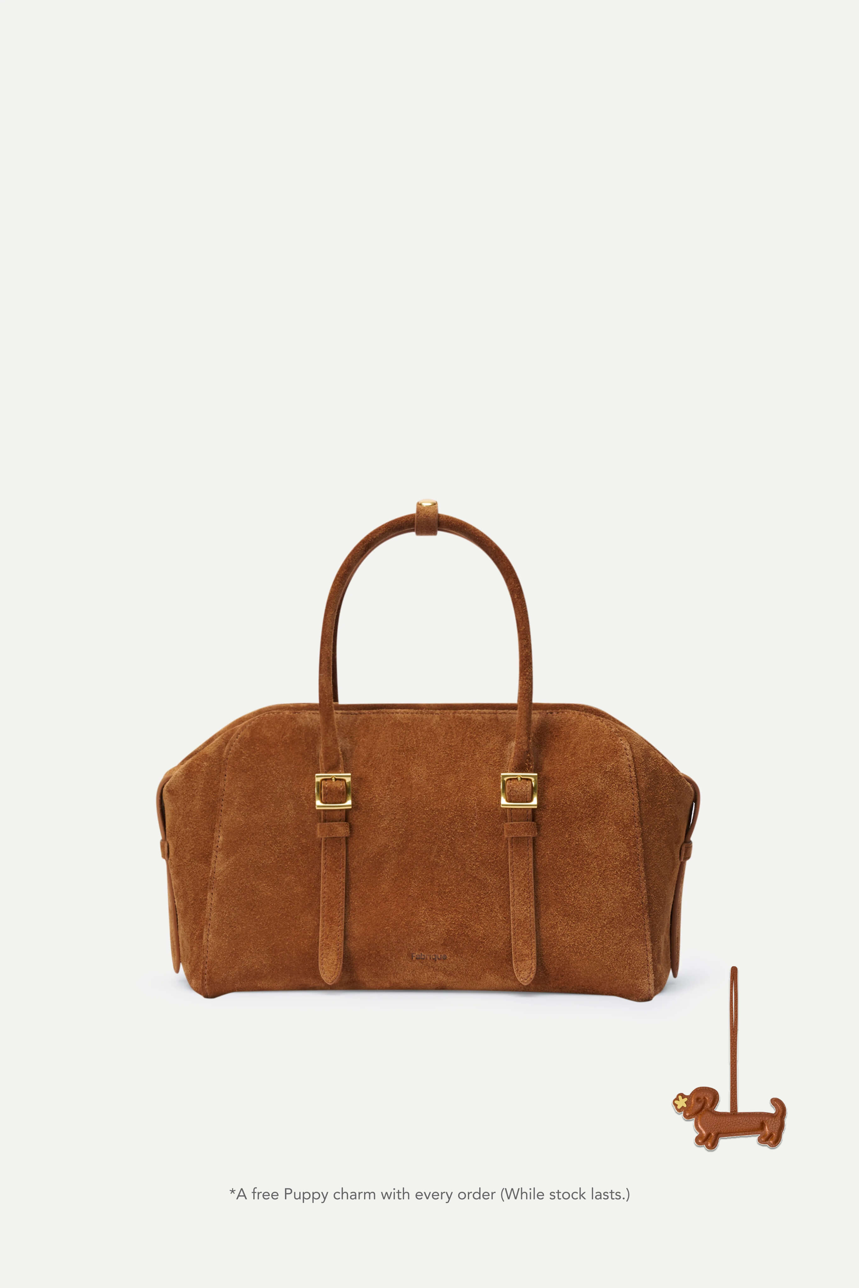 Monti Small Boston Bag in Top Grain Cowhide Suede