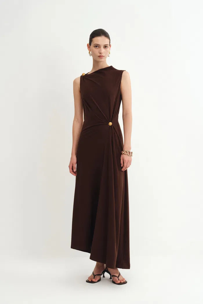 Kiki Knotted Draped Dress