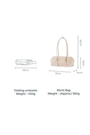 Monti East West Shoulder Bag in Oiled Waxed Top Grain Leather