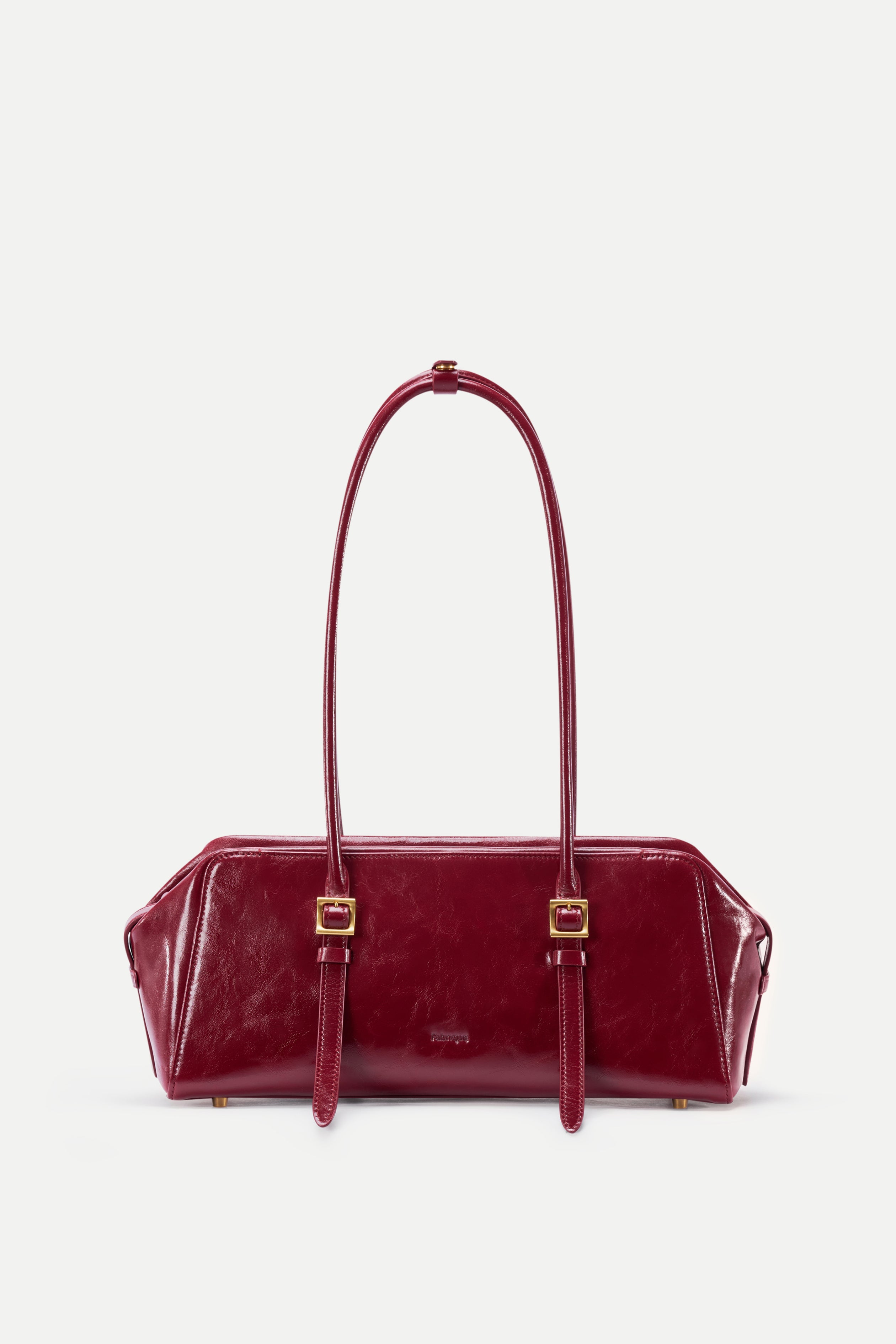 Monti East West Shoulder Bag in Oiled Waxed Top Grain Leather