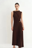 Kiki Knotted Draped Dress