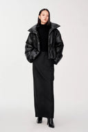 Casey Hooded Drawstring Down Coat