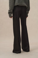 Chance Flared Suit Trousers in Fine Wool