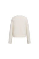 Laelia Hand Embroidery Floral Cardigan in Alpaca Wool Blend